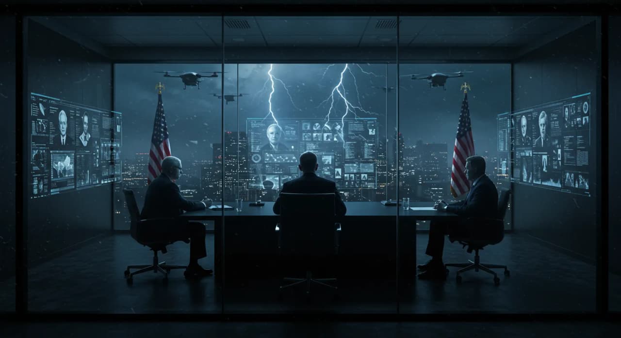 Erdbeben der Macht: Silicon Valley zwischen Freiheitsdrang, Kontrolle und politischer Wirklichkeit Cover