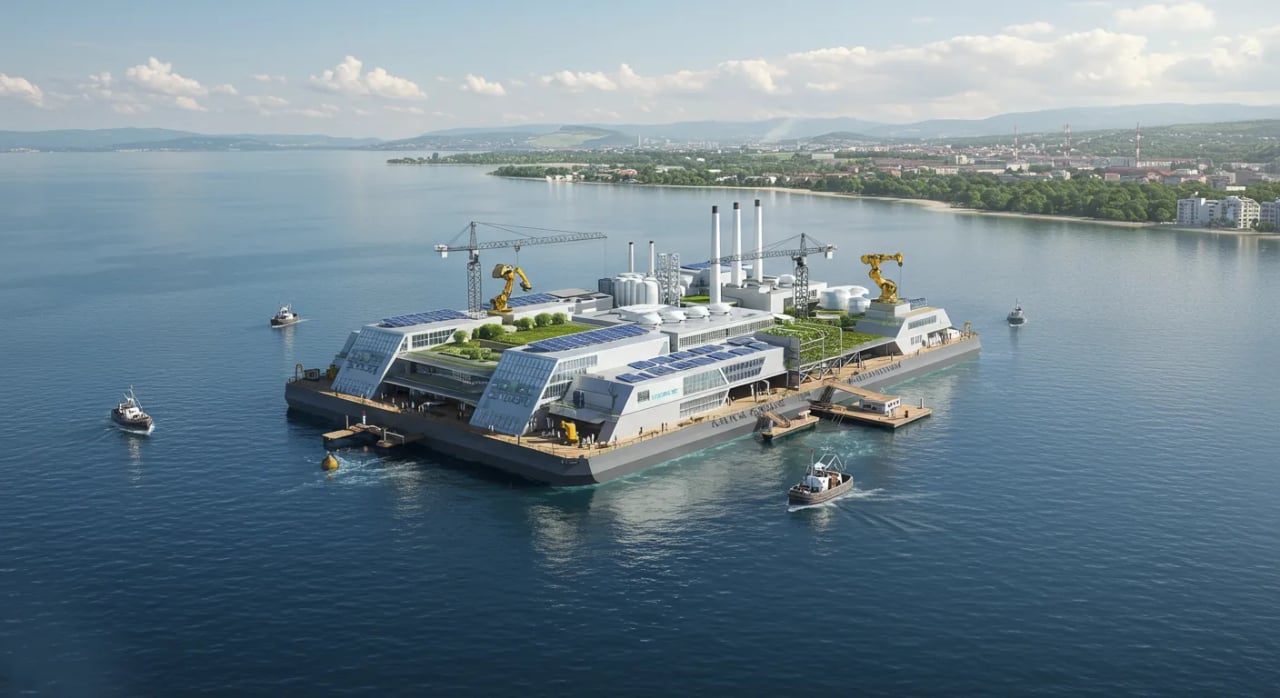 Schwimmende Visionen: Wie die Floating Factory Krisenregionen neu baut Cover