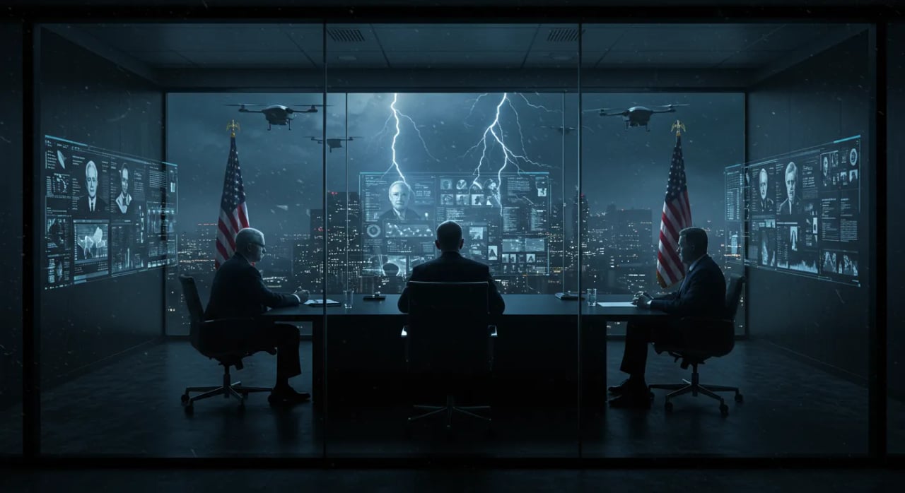 Erdbeben der Macht: Silicon Valley zwischen Freiheitsdrang, Kontrolle und politischer Wirklichkeit Cover